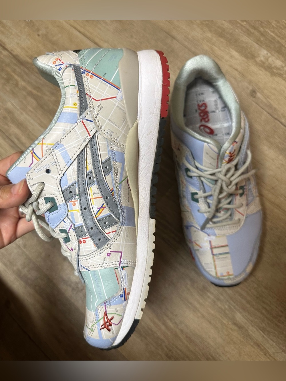 atmos x ASICS Gel Lyte 3 OG 'NYC Subway' Sneakers- Size Men’s 7 - Picture 14 of 15